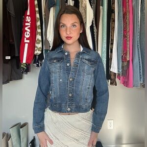 Y2K Mudd Denim Jacket – Size 14 (fits like XS/S)